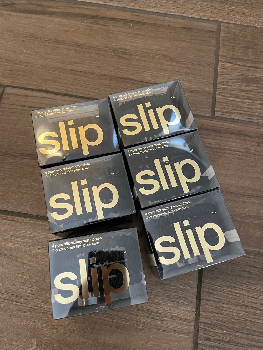 Slip Pure Silk Skinny Scrunchies (6 Packs)